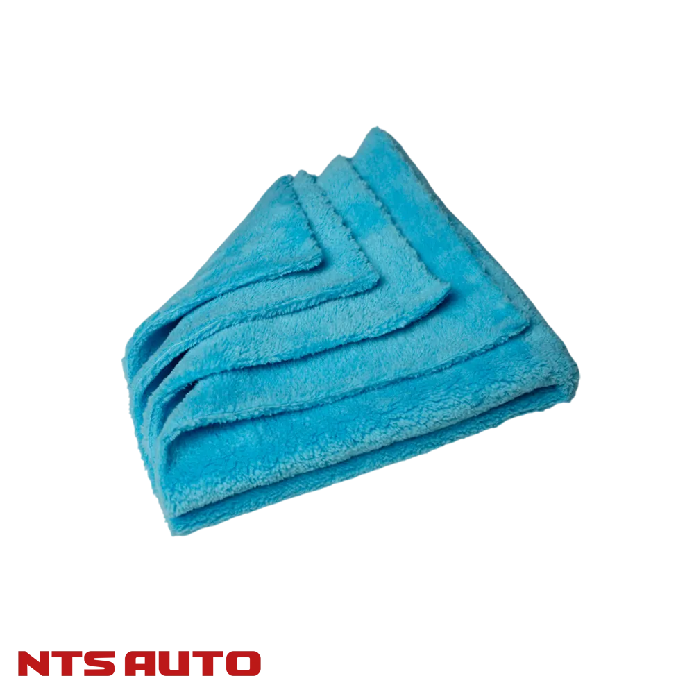 Салфетка из микрофибры бесшовная 40смХ40см ГОЛУБАЯ